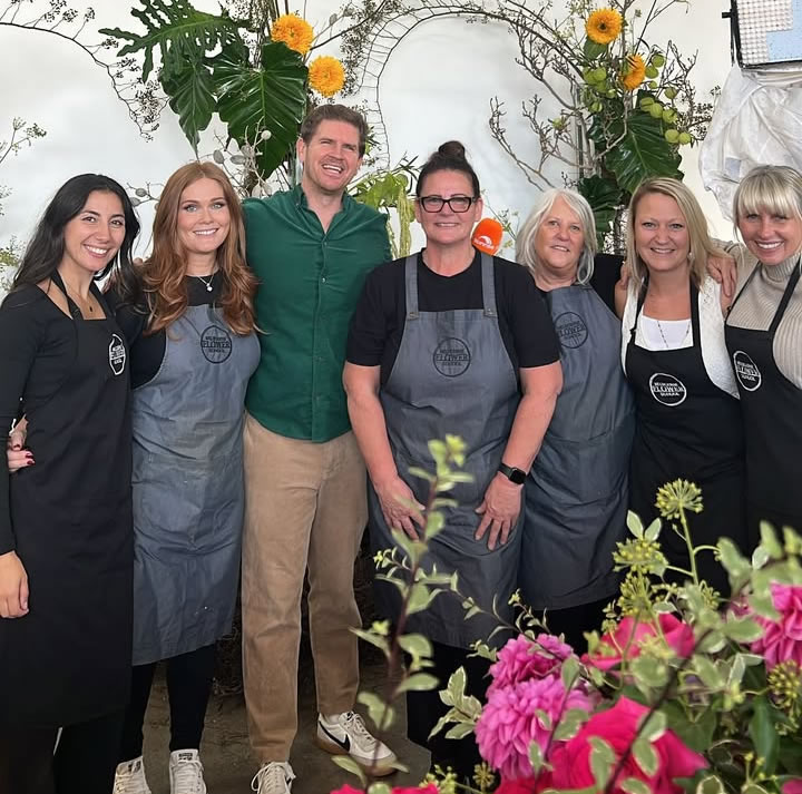 Channel 7 Sunrise at Melbourne Flower School